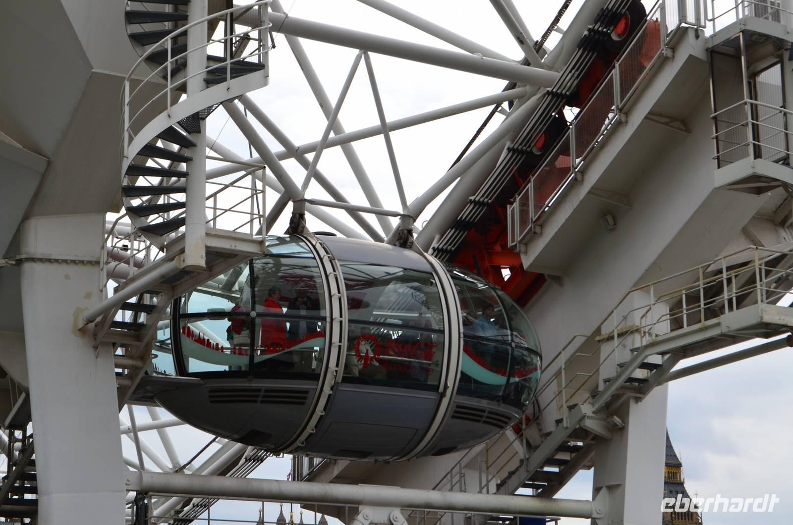 077 London, Fahrt mit dem London Eye