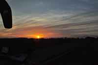 Sonnenuntergang in Frankreich