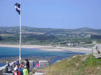 Blick auf die cornische Küste von St.Michael`s Mount