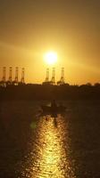Abendstimmung Fährhafen Hoek van Holland Bild von Busfahrer Alf