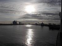 Abfahrt aus Calais