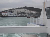 Abschied von der Kreideküste von Dover und von Südengland