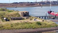 Alter Bunker im Hafen