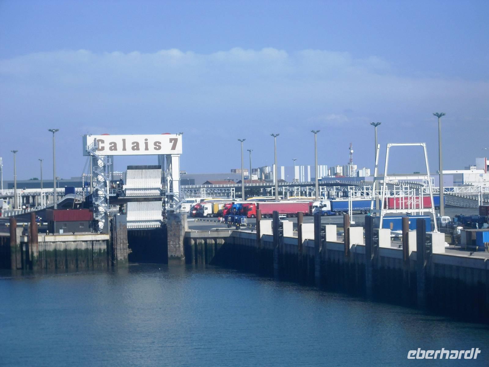 Ankunft in Calais