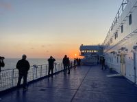 Bei Sonnenuntergang