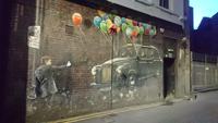 Bekanntes Wandbild aus Glasgow