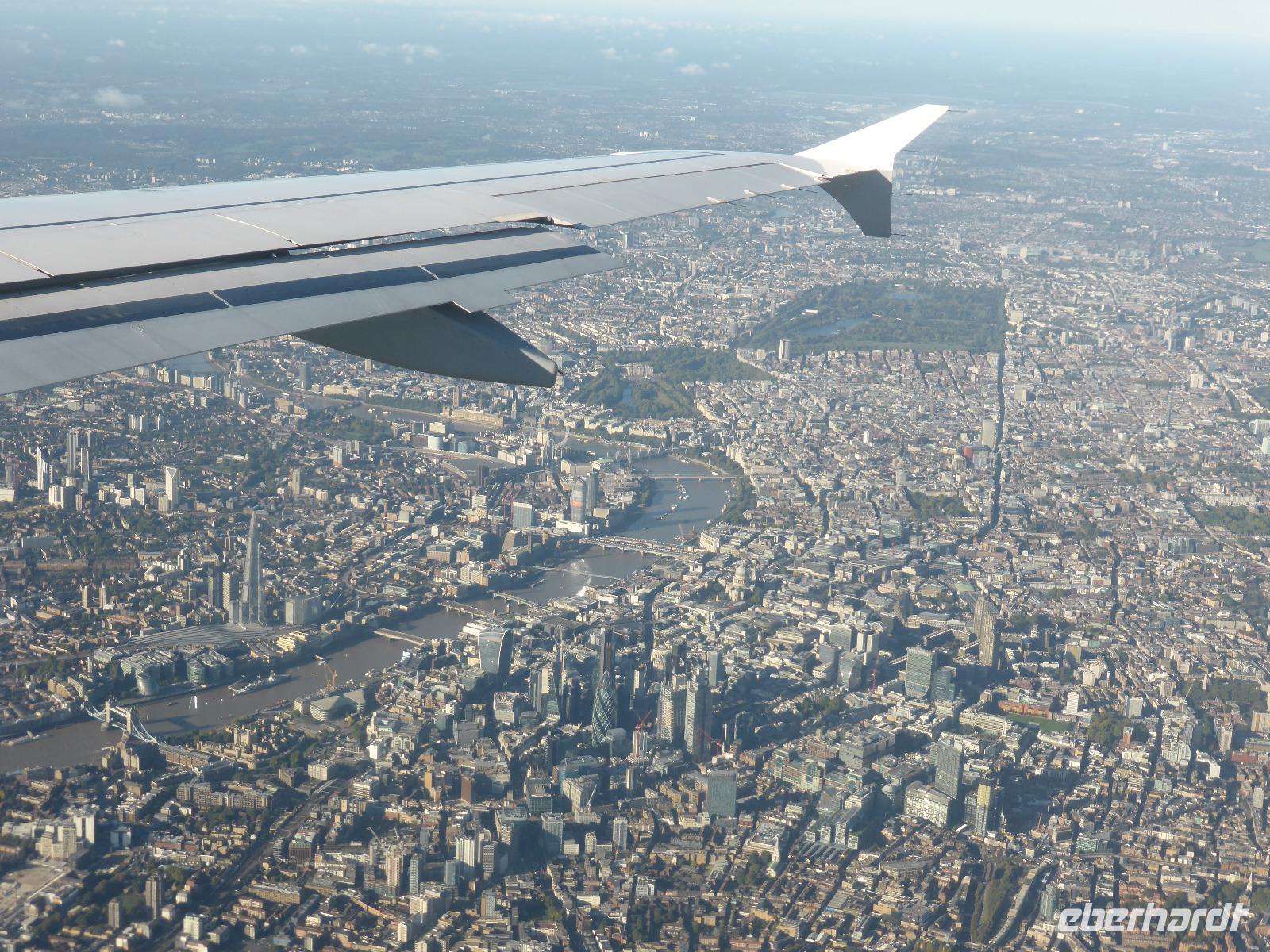 Blick auf London