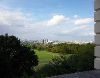 Blick auf die Docklands von Greenwich aus