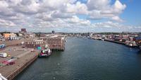 Blick in den Amsterdamer Hafen
