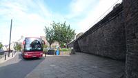 Busparkplatz in Conwy