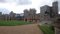 Der nicht zugängliche Teil von Windsor Castle