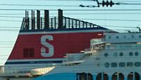 Esse der Fähre Stena Hollandica in Harwich