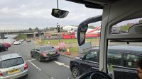 Fahrt zum Flughafen