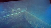 Filmausschnittbilder von der Entdeckung des Titanic-Wracks