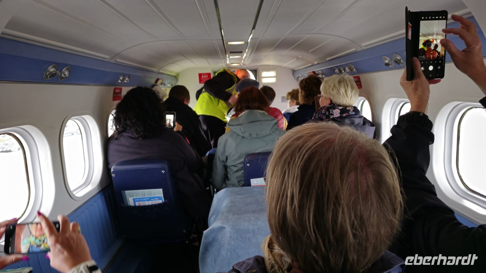 Flug mit dem Skybus
