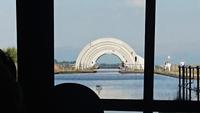 Ganz oben am Falkirk Wheel