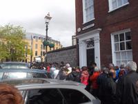 Gruppe steht an in Windsor