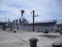 HMS Caroline im Hafen von Belfast