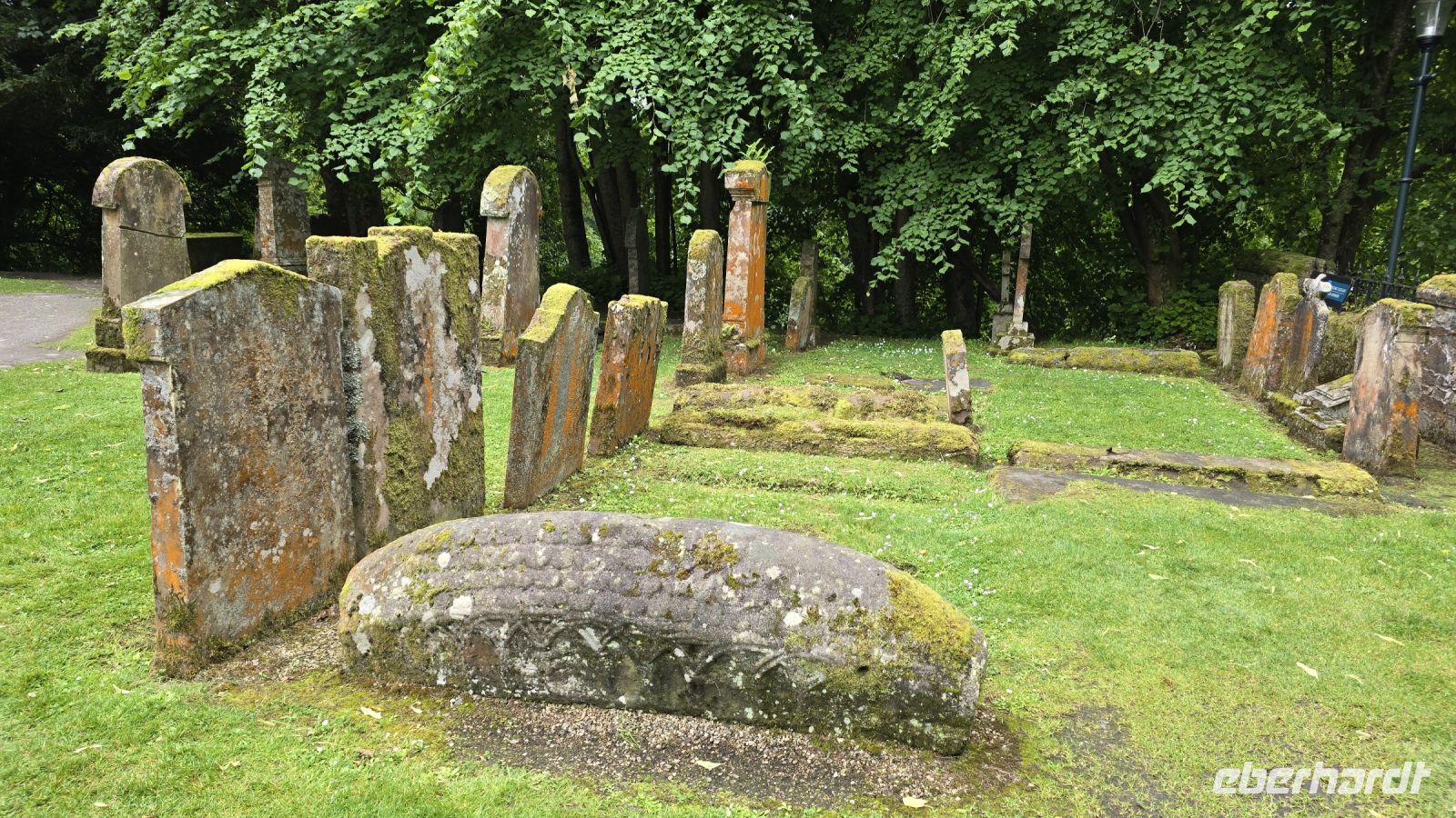 Hogback auf dem Friedhof in Luss