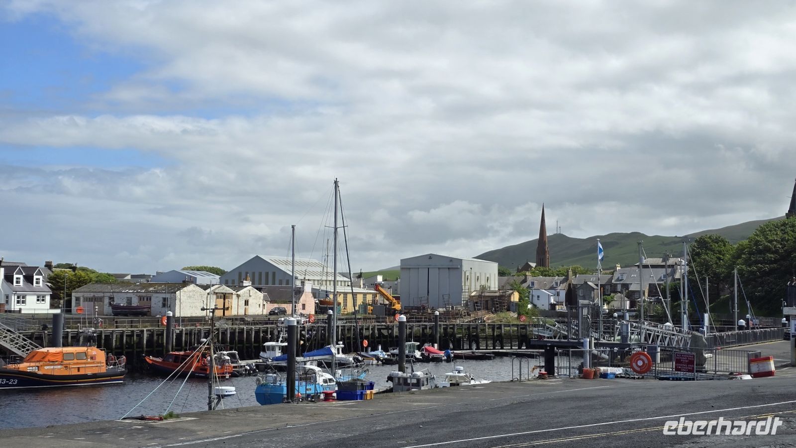Im Hafen von Girvan