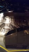 In Gondeln geht es durch die Titanic-Baustelle