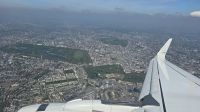 Kreisen über London mit Blick auf den Buckingham 