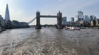 London. Bootsfahrt auf der Themse