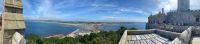Panorama auf der obersten Terasse