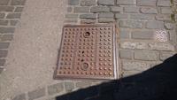 Personalisierte Schleusendeckel auf Stirling Castle
