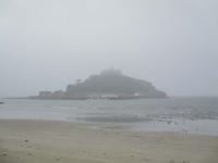 St. Michaels Mount im Nebel