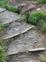Stufen aus Schiefer