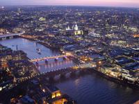 The View from the Shard in London