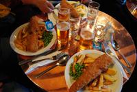 Traditionsessen Fish & Chips