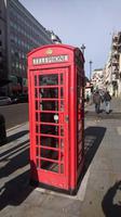 Typisch englische Telefonzelle
