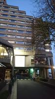 Unser Hotel am Abend
