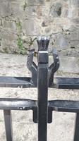 Zaun mit schottischer Distel