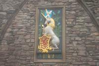 schottisches Wappen am Hollyroodhouse-Palace