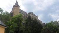 Vianden hoch auf dem Felsen