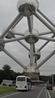 Stopp am Atomium in Brüssel