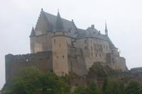 Vianden, größte Burg in Luxemburg