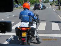 Polizeieskorte in Oostende