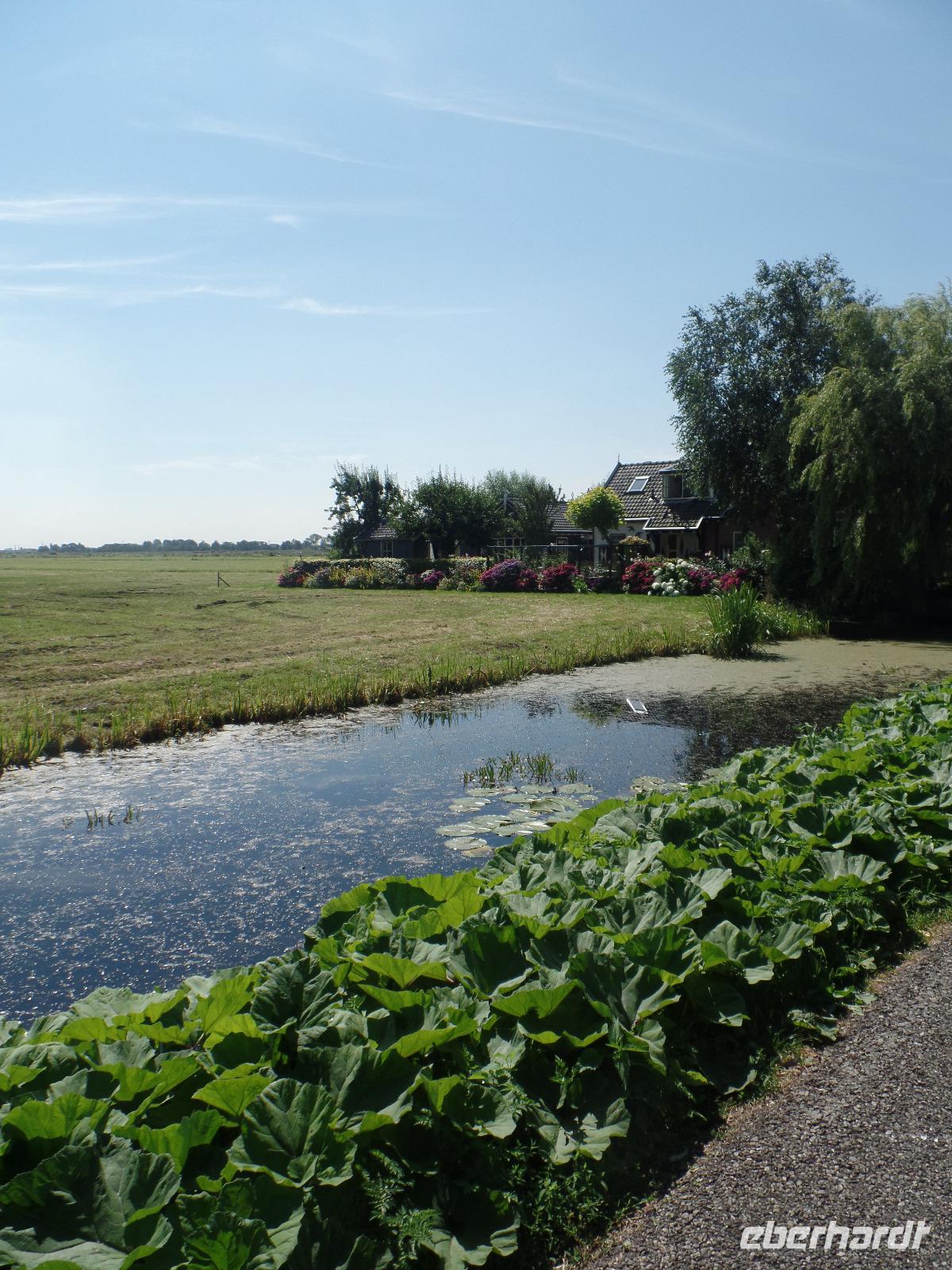 Ein einsames Haus im Naturschutzgebiet