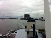 Auslaufen aus Amsterdam