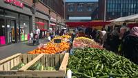 Auf dem arabischen Markt in Amsterdam