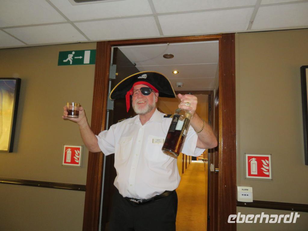 Piraten-Abendessen auf MS SIr Winston