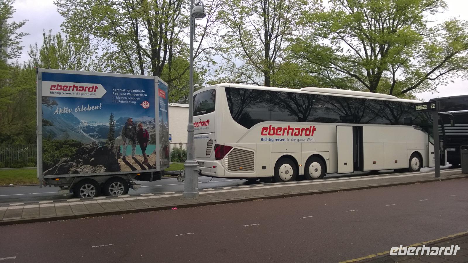 Abreise aus Amsterdam