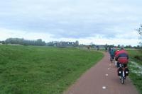 Am zweiten Radtag auf dem Weg nach Bergen