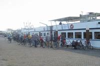 Vorbereitungen der Eberhardt-Reisegruppe zur Radrundfahrt auf der Insel Texel