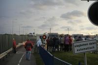 Eberhardt-Radreisegruppe am Abschlußdamm