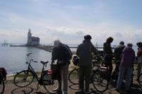 Pause am Leuchtturm von Marken